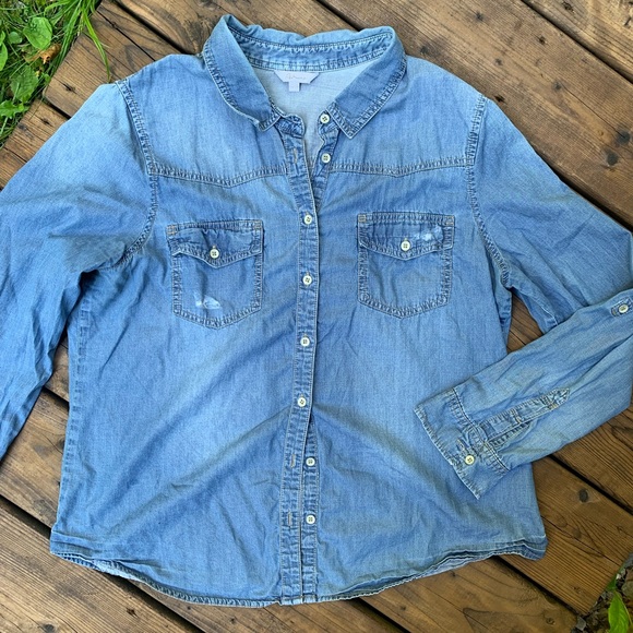 Reitmans Blue Jeans Jacket - Picture 3 of 6